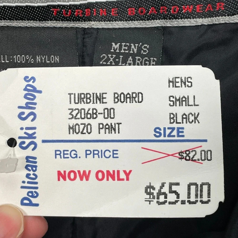 Turbine Boardwear Cargo Snow Pants Men's Size 2XL (Fits 42X33) 3206B T408 NWT